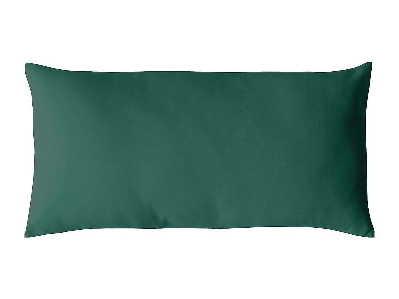 Coussin Déco Uni "Panama" 30x50cm Vert Foncé