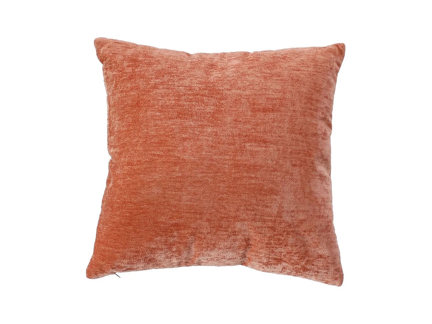 Coussin Déco en Velours "Velvet" 40x40cm Pêche