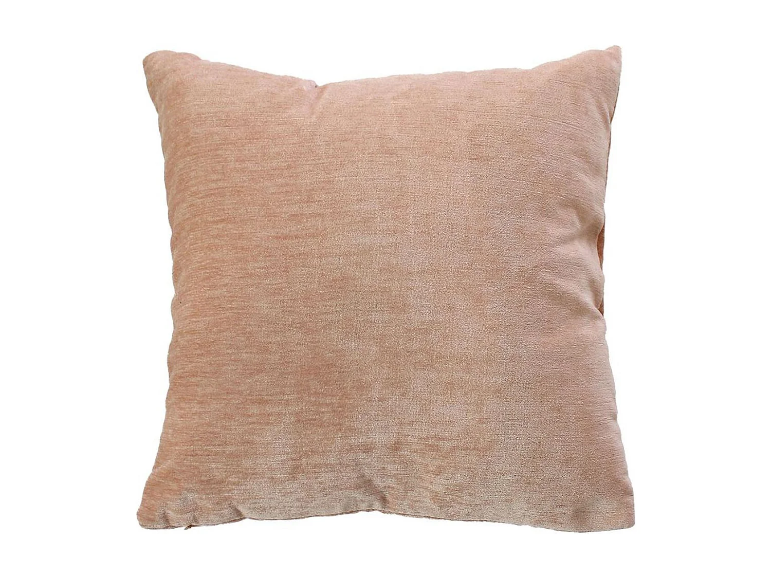 Coussin Déco en Velours "Velvet" 40x40cm Pêche