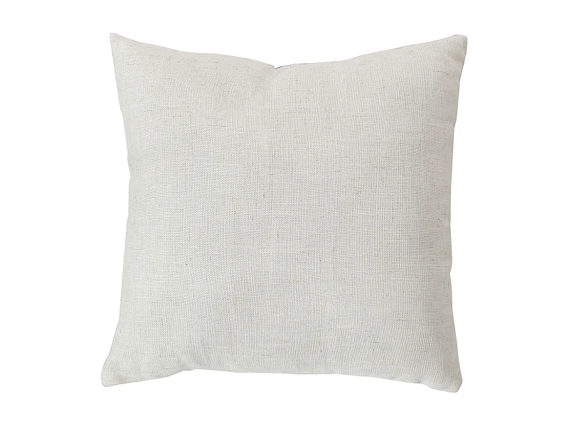 Coussin Déco Uni "Natura" 40x40cm Écru