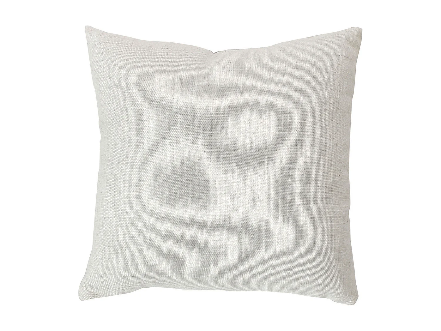 Coussin Déco Uni "Natura" 40x40cm Écru