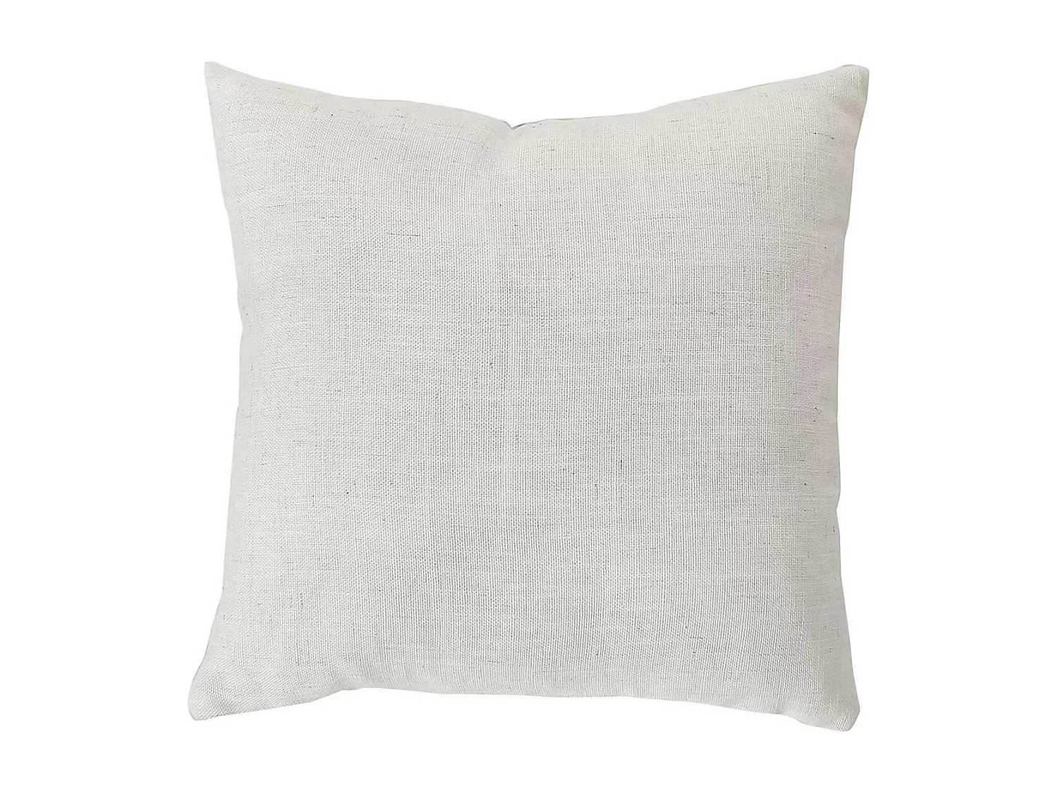 Coussin Déco Uni "Natura" 40x40cm Écru