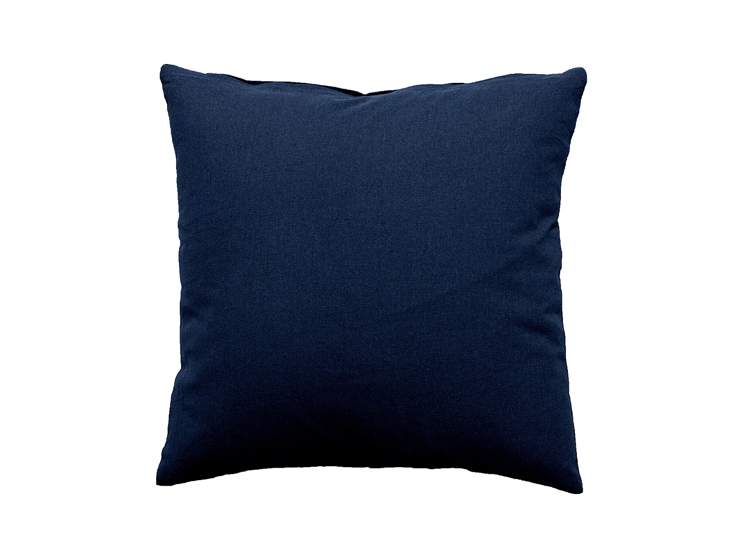 Coussin déhoussable uni en coton