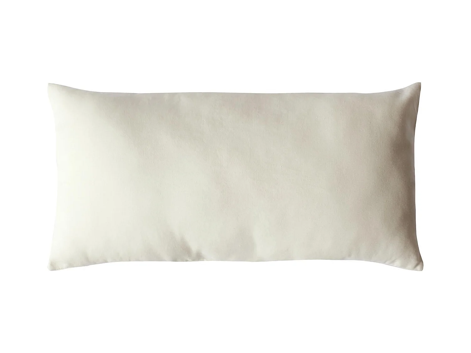 Coussin Déco Uni "Panama" 30x50cm Écru