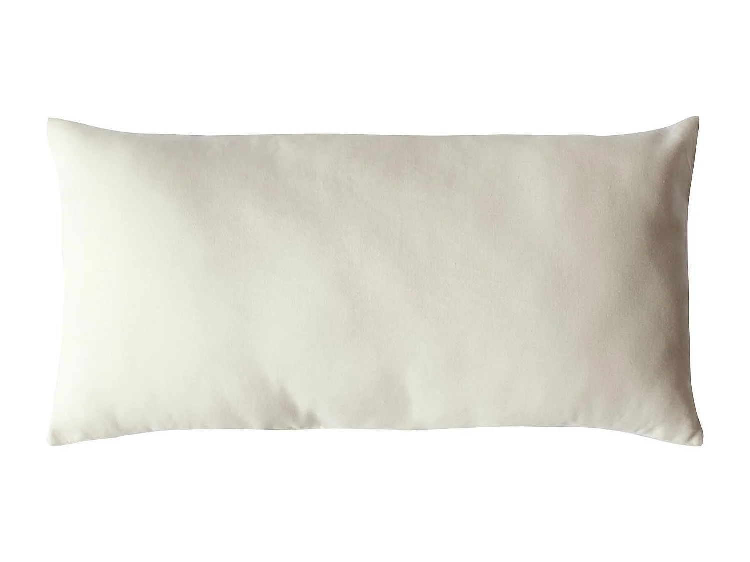 Coussin Déco Uni "Panama" 30x50cm Écru