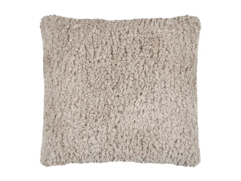 Cojín cuadrado suave de pelo sintético