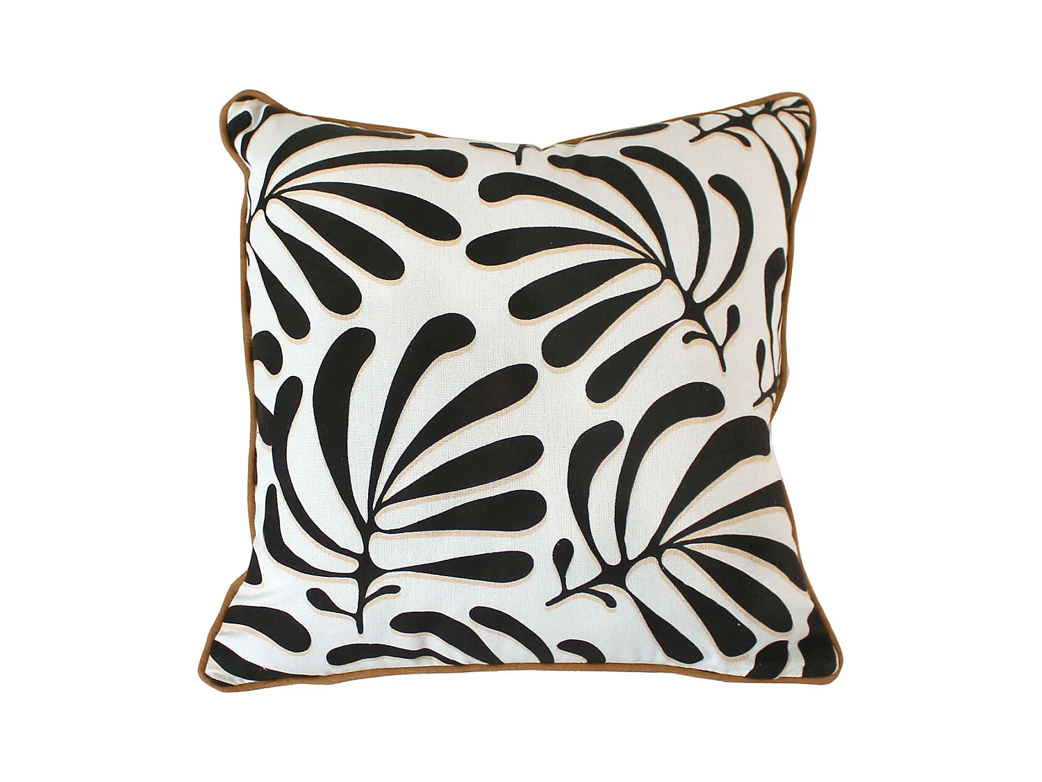 Coussin carré déhoussable design abstrait
