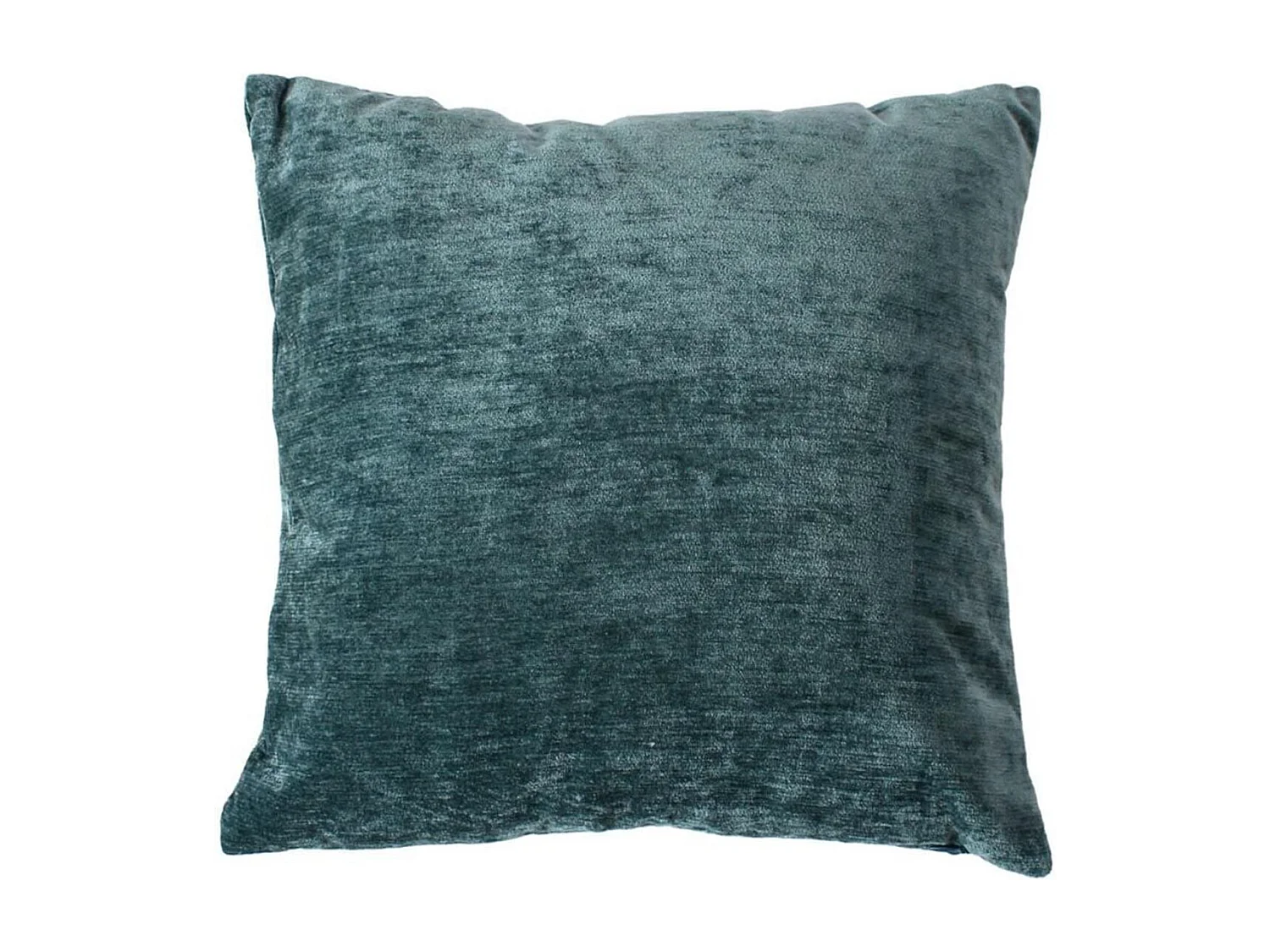 Coussin Déco en Velours "Velvet" 40x40cm Bleu Canard