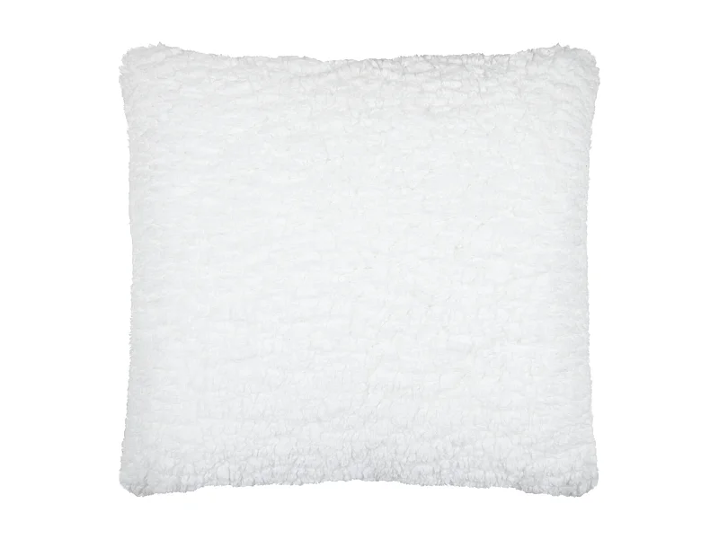 Cojín cuadrado suave de pelo sintético