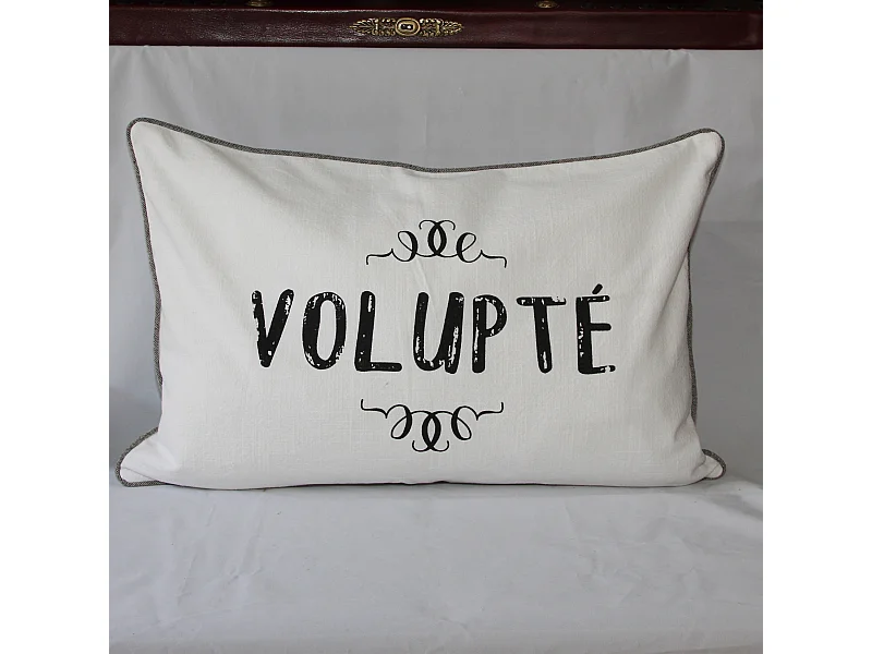 Cojín desenfundable y ribete