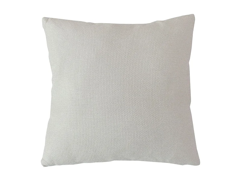 Coussin Déco en Velours "Lagarta" 40x40cm Écru