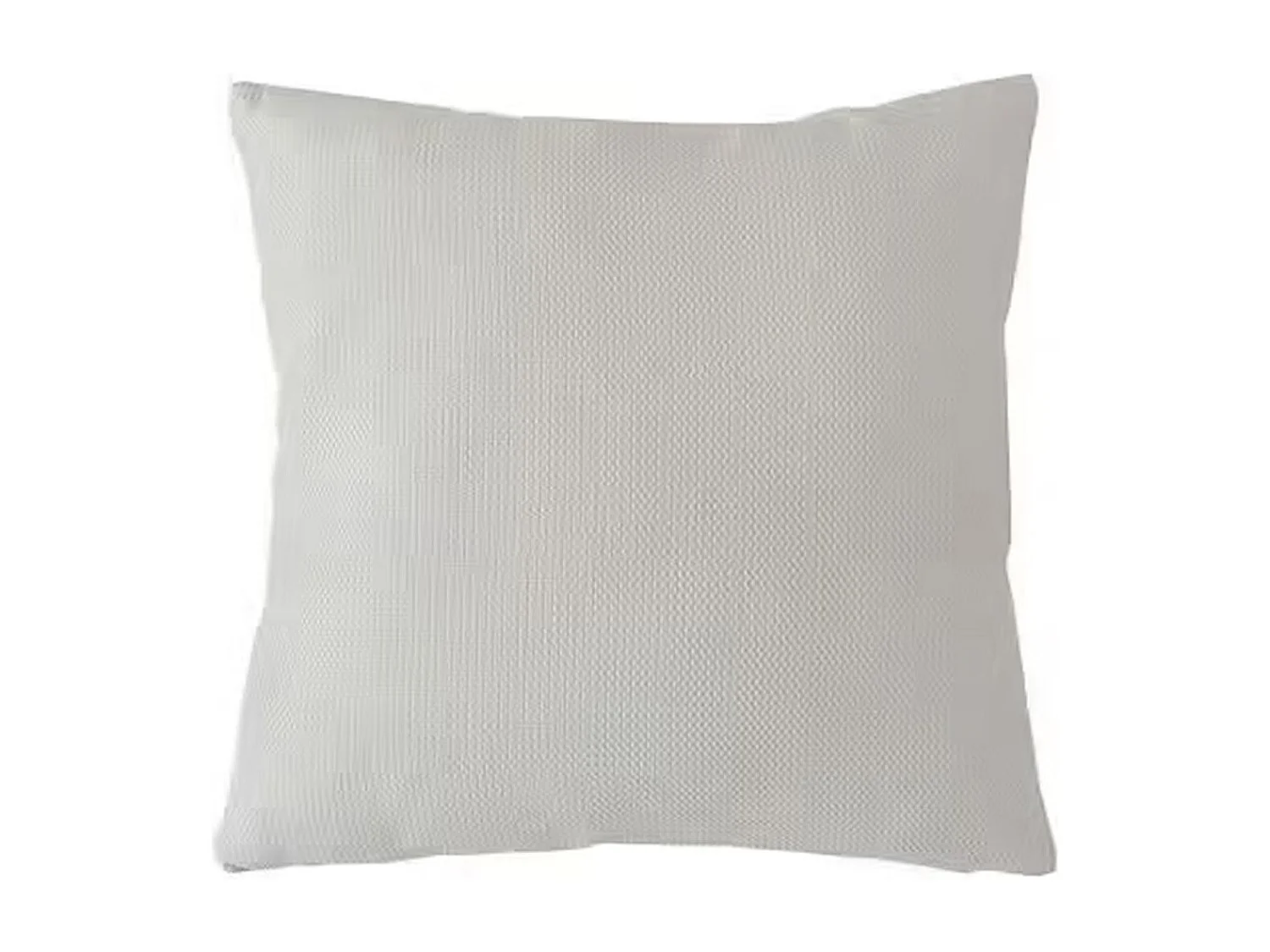 Coussin Déco en Velours "Lagarta" 40x40cm Écru