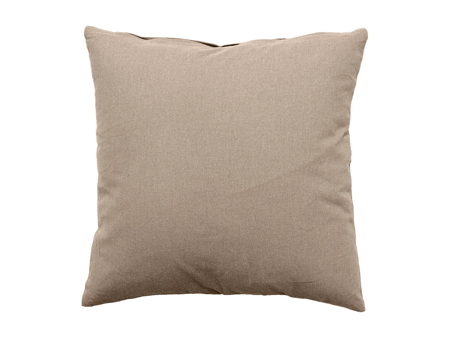 Coussin Déco Uni Déhoussable "Panama" 40x40cm Naturel