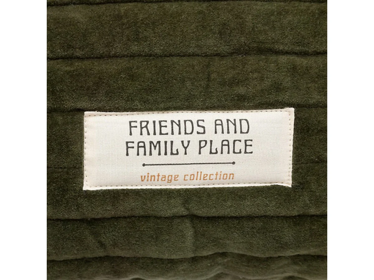 Cojín acolchado "Friends and Family Place"