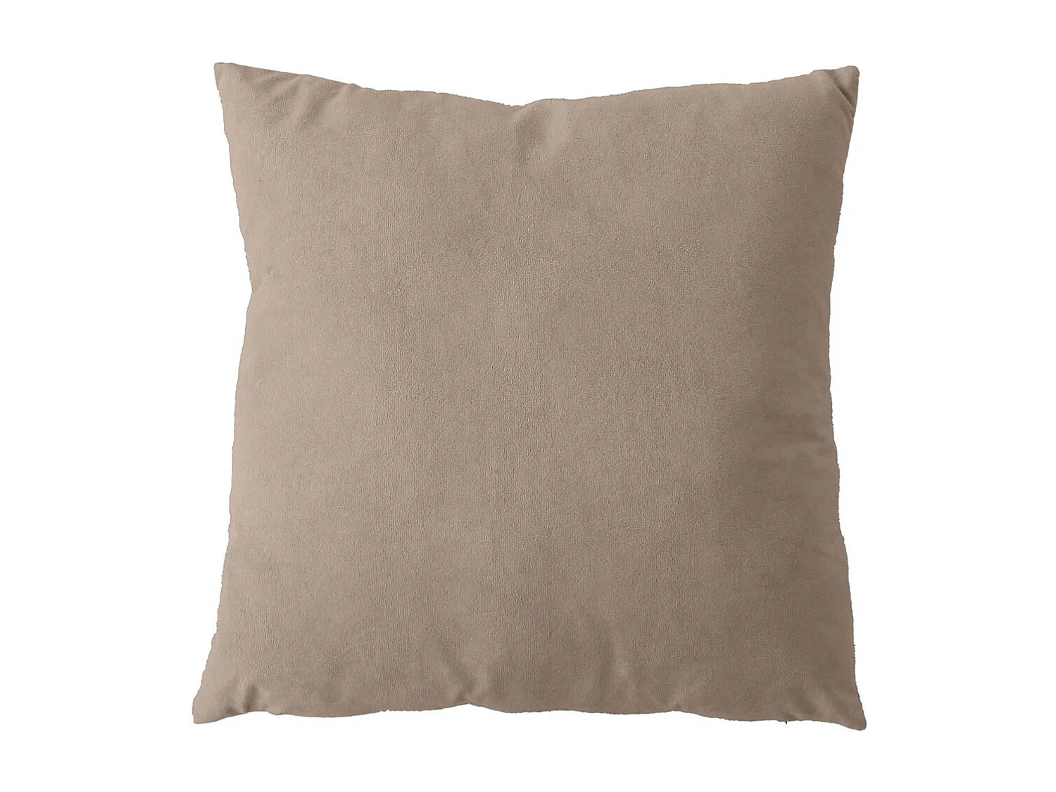 Coussin Déco en Velours "Câlin" 40x40cm Naturel