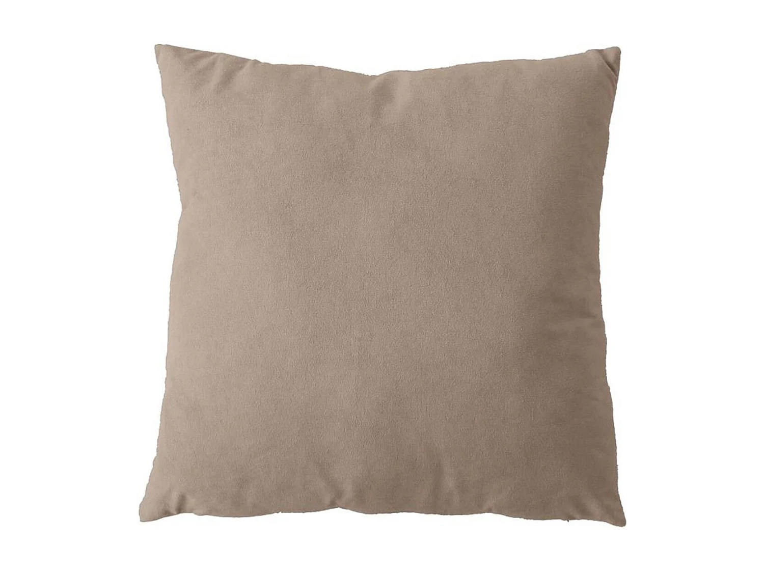 Coussin Déco en Velours "Câlin" 40x40cm Naturel