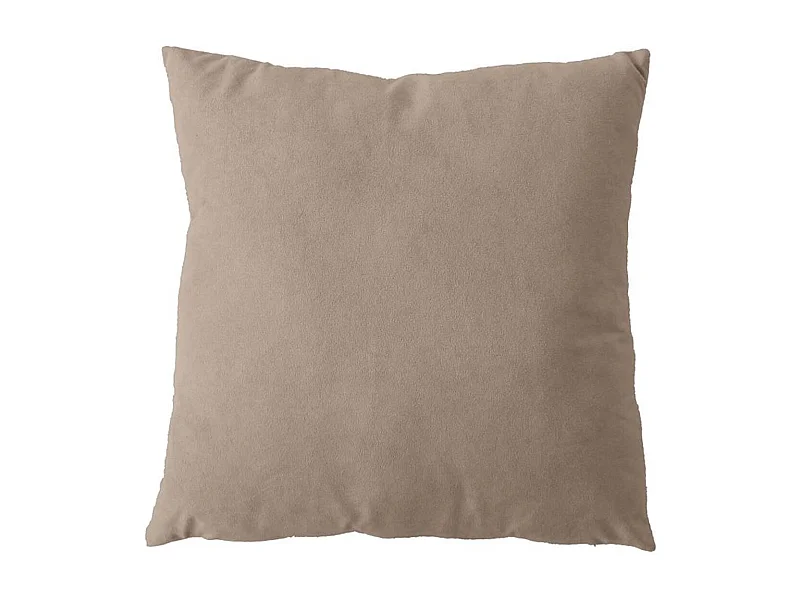 Coussin Déco en Velours "Câlin" 40x40cm Naturel