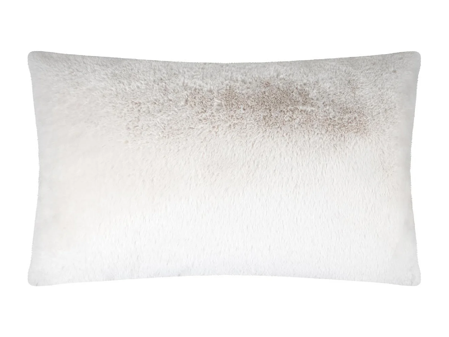 Coussin rectangulaire en fausse fourrure ultra moelleux