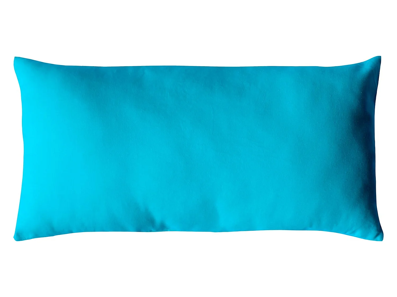 Coussin Déco Uni "Panama" 30x50cm Turquoise