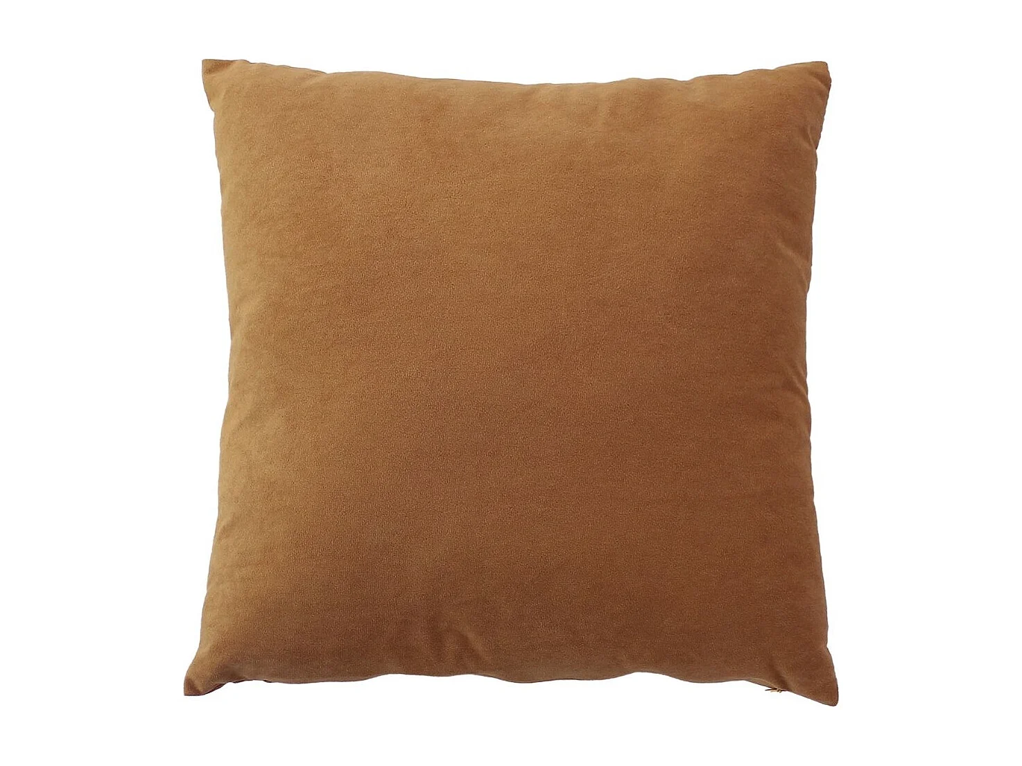 Coussin Déco en Velours "Câlin" 40x40cm Café