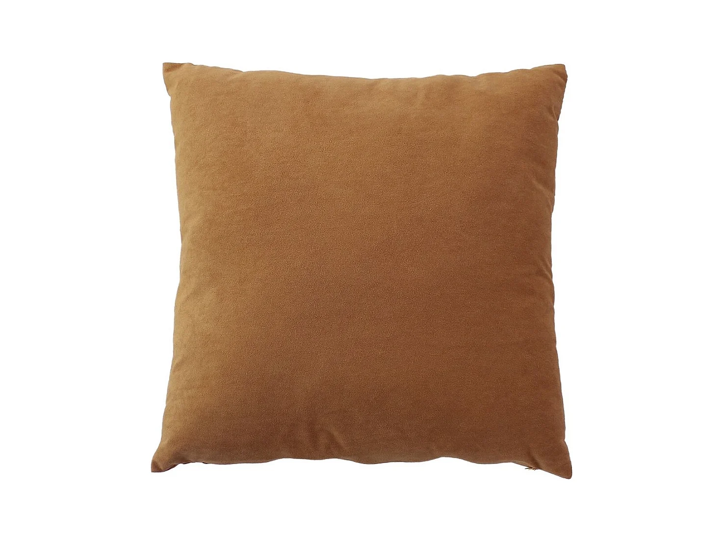 Coussin Déco en Velours "Câlin" 40x40cm Café