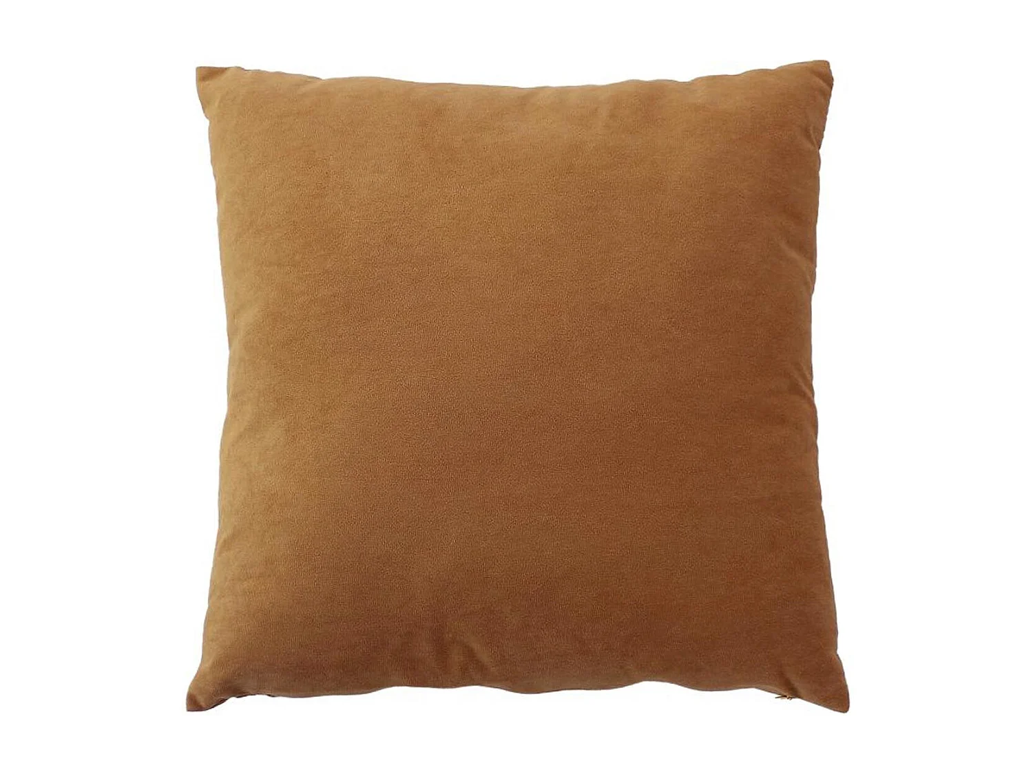 Coussin Déco en Velours "Câlin" 40x40cm Café