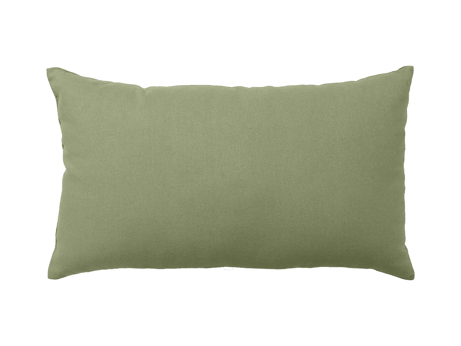 Coussin Déco Uni "Panama" 30x50cm Vert Olive