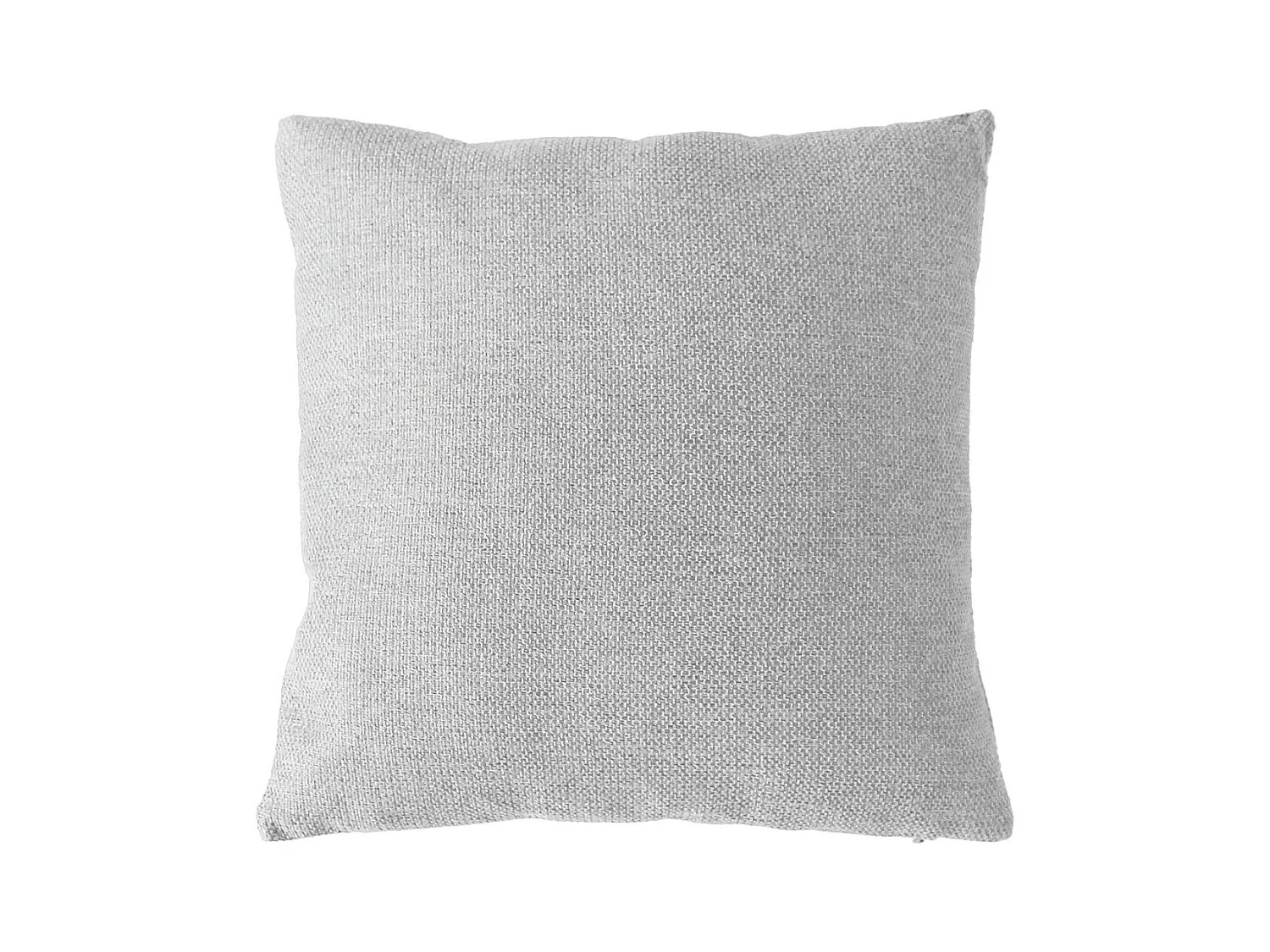 Coussin Déco en Velours "Lagarta" 40x40cm Gris Clair