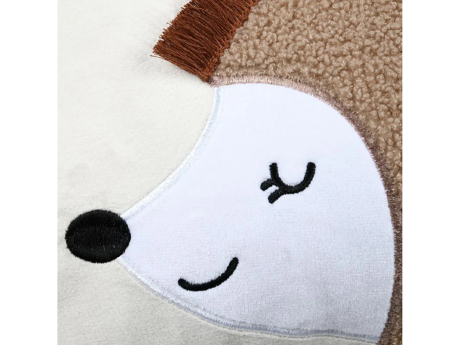 Coussin rectangulaire enfant hérisson