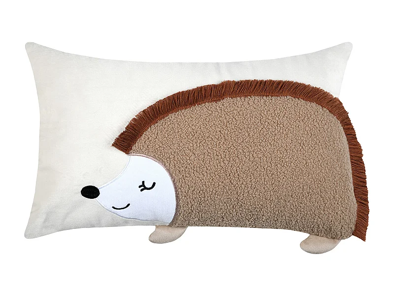 Coussin rectangulaire enfant hérisson