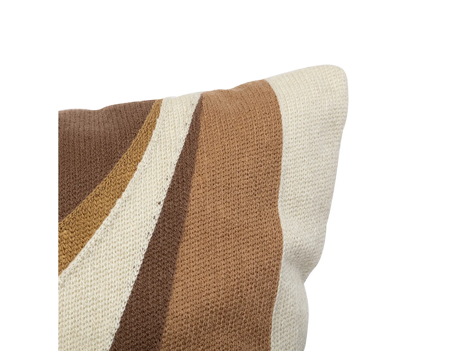 Coussin Déco Imprimé "Hary" 45x45cm Marron