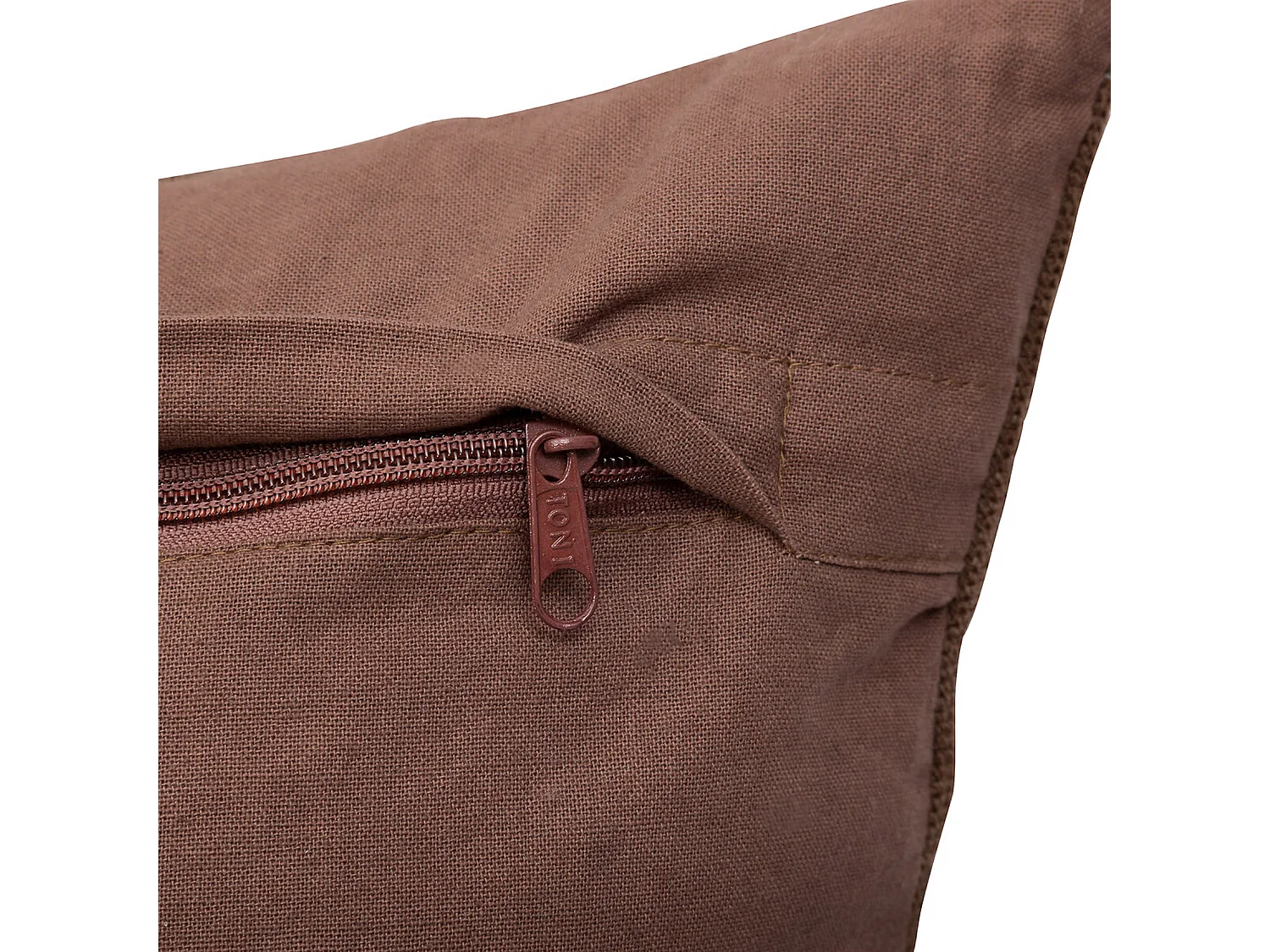 Coussin Déco Imprimé "Hary" 45x45cm Marron