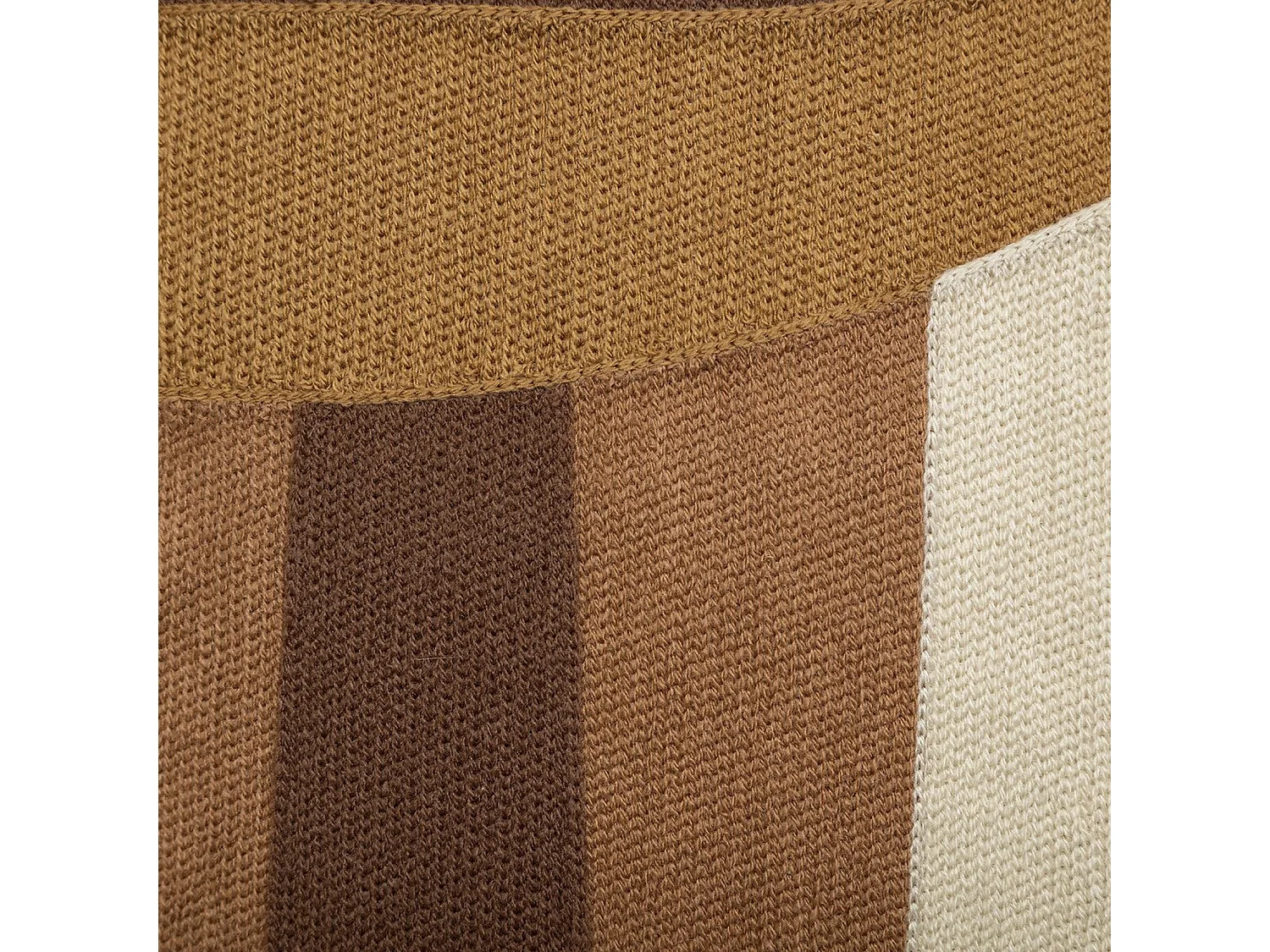 Coussin Déco Imprimé "Hary" 45x45cm Marron