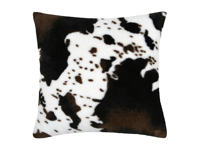 Coussin carré peau de vache