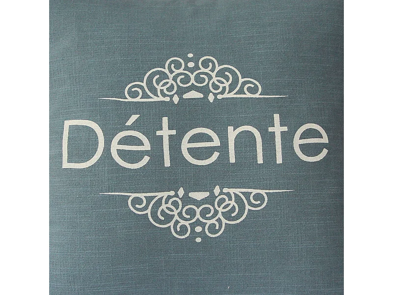 Cojín desenfundable y ribete