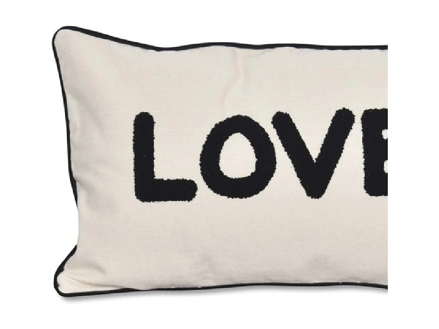 Cojín de lona "Love"