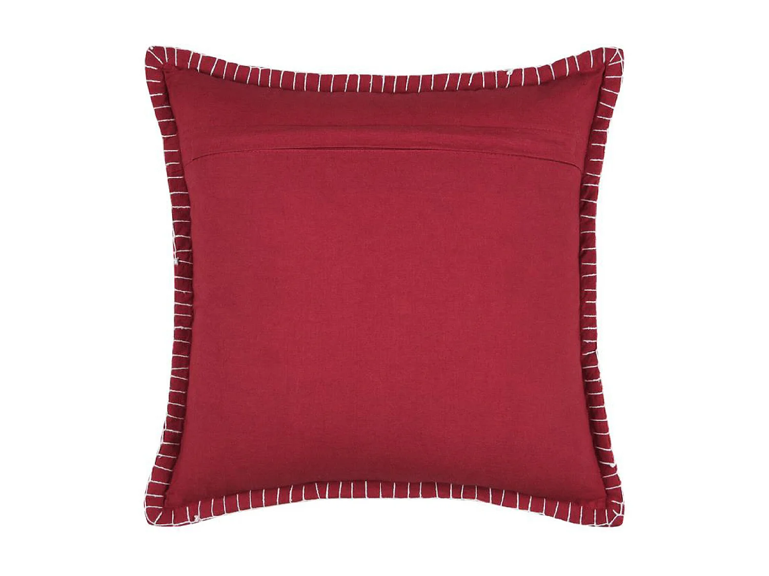 Cojín cuadrado "SKI" en terciopelo