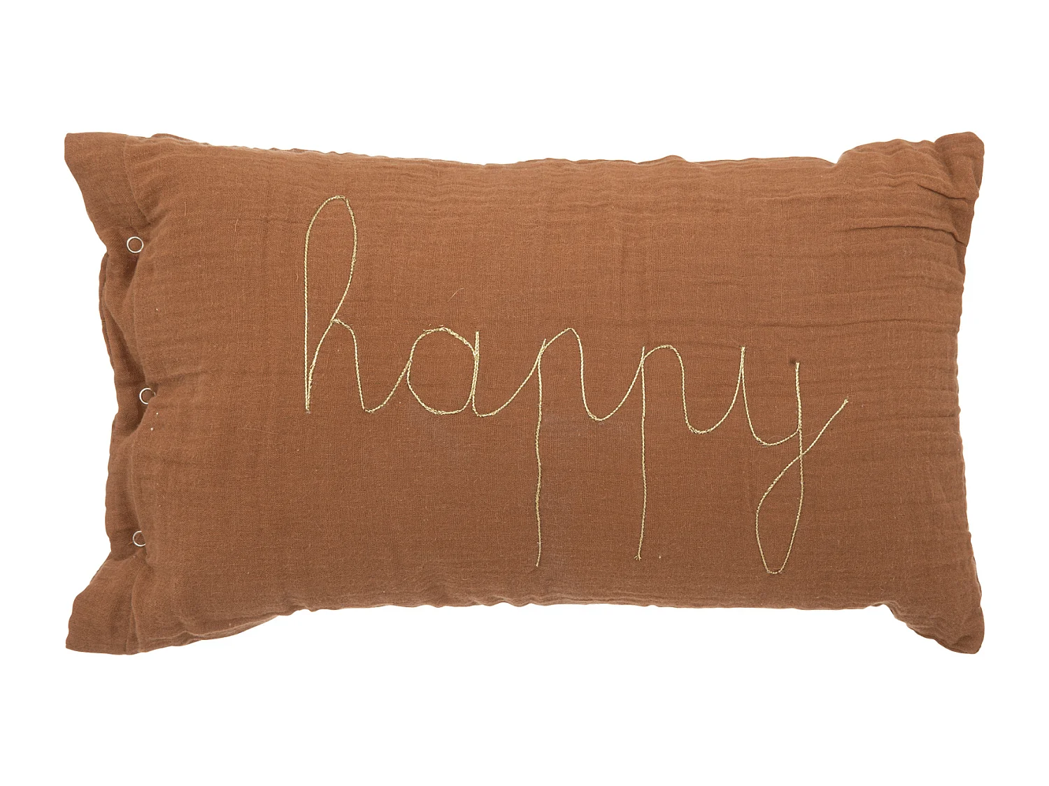 Coussin Déco "Lili" 30x50cm Marron