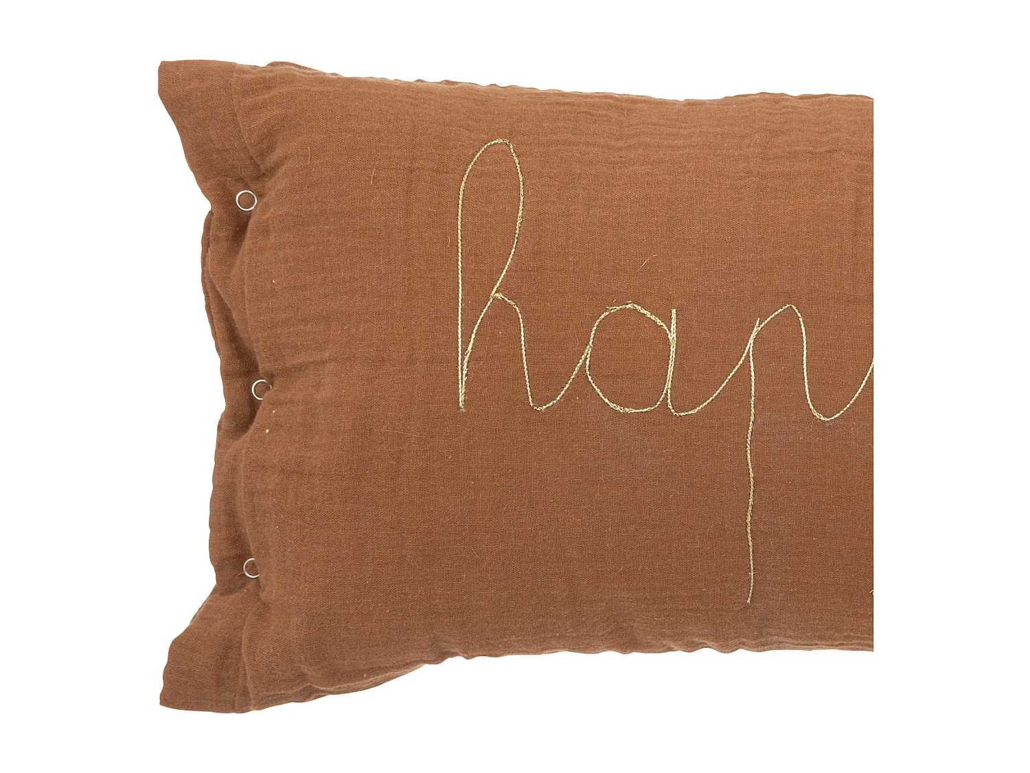 Coussin Déco "Lili" 30x50cm Marron