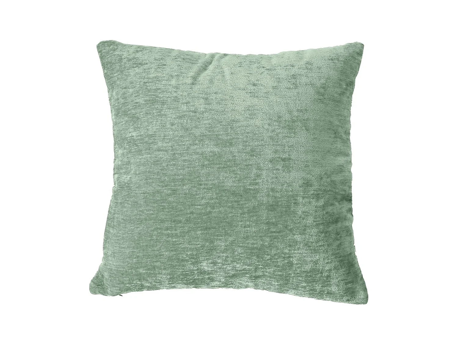 Coussin Déco en Velours "Velvet" 40x40cm Vert Céladon