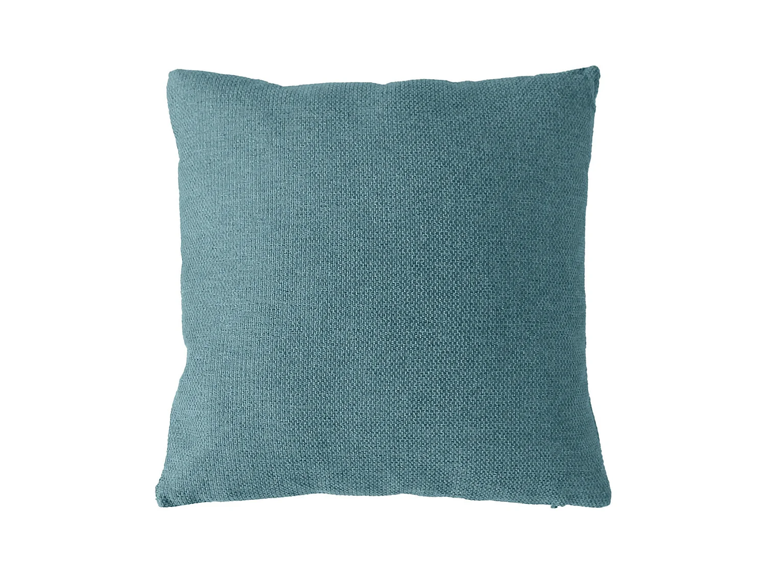 Coussin Déco en Velours "Lagarta" 40x40cm Bleu Canard