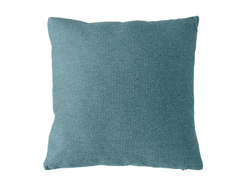 Coussin Déco en Velours "Lagarta" 40x40cm Bleu Canard