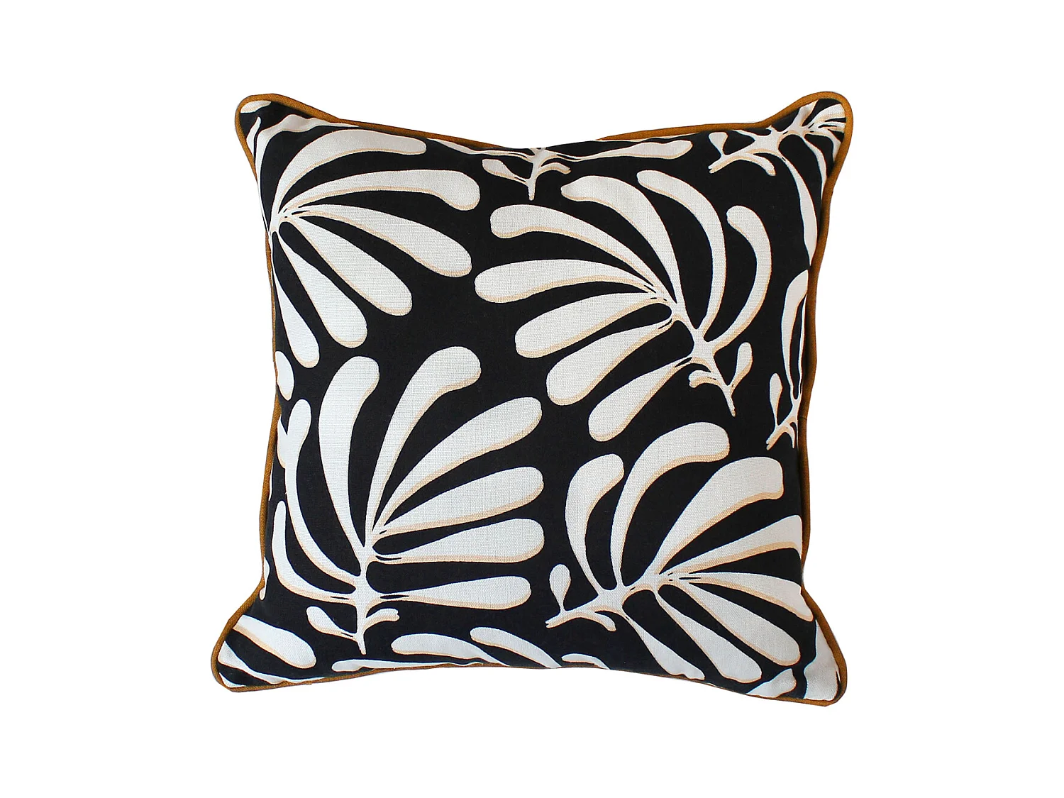 Coussin carré déhoussable design abstrait