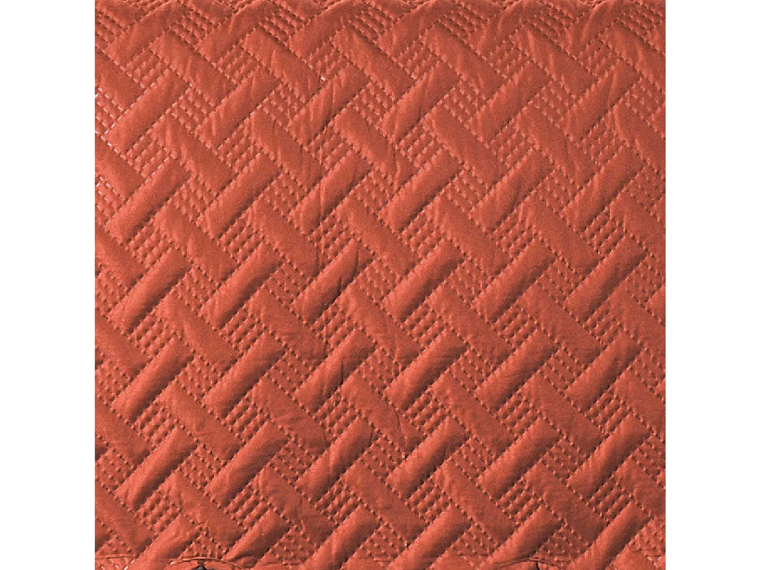 Couverture molletonné surpiquage graphique