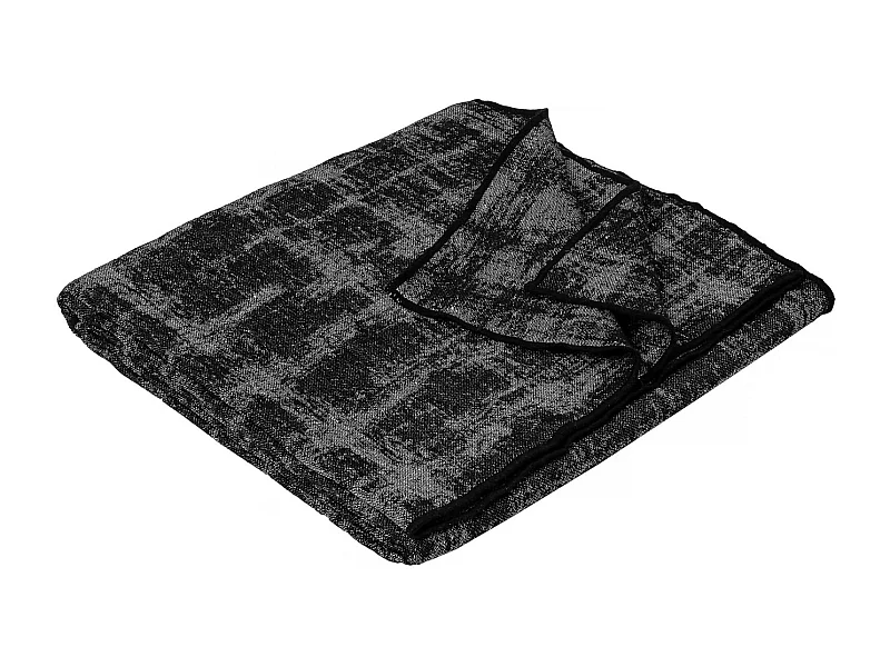 Plaid laine et lin mélangés