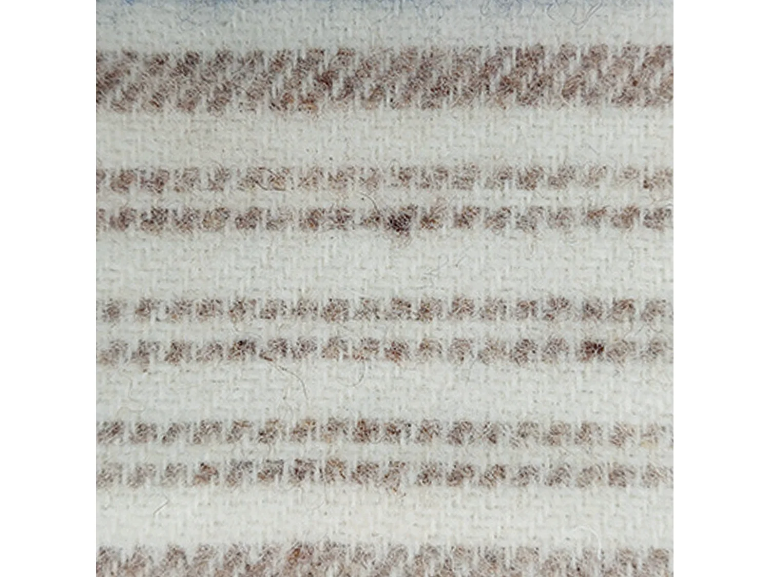 Couverture bayadère en laine mélangée