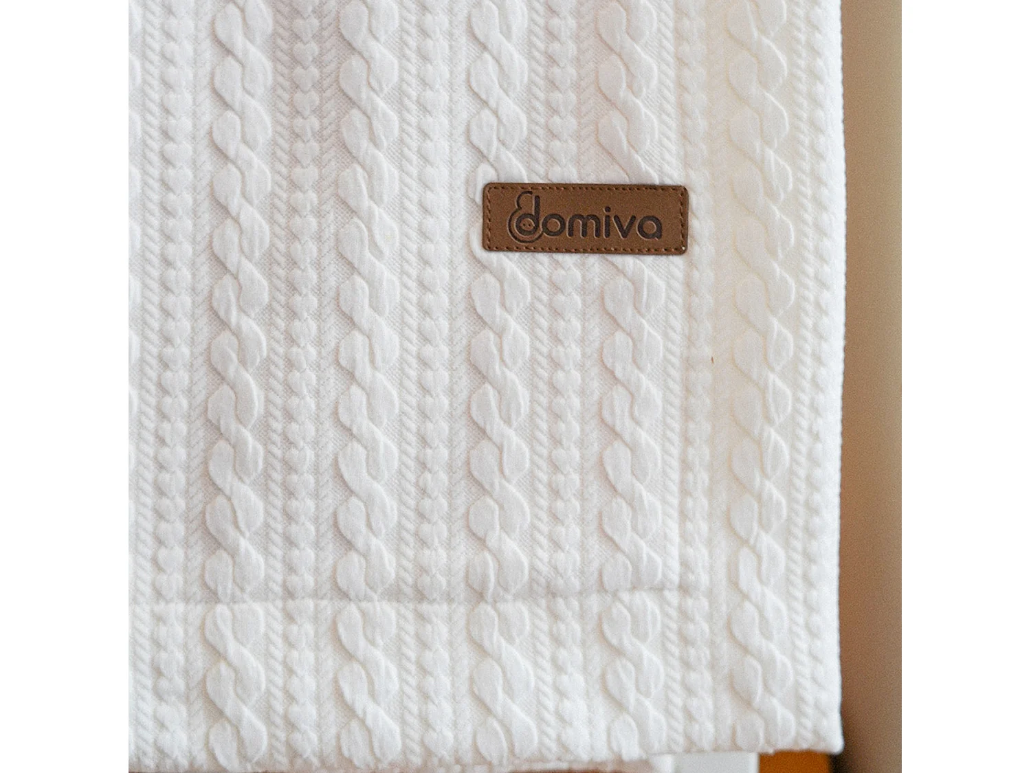 Couverture réversible pour enfant effet maille