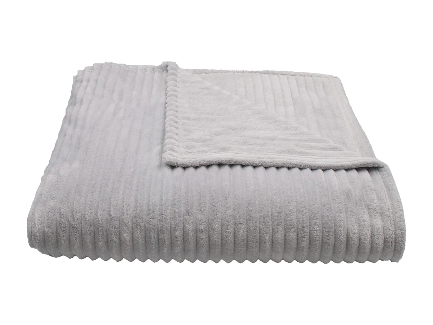 Fleece-Decke mit 3D-Rippeneffekt