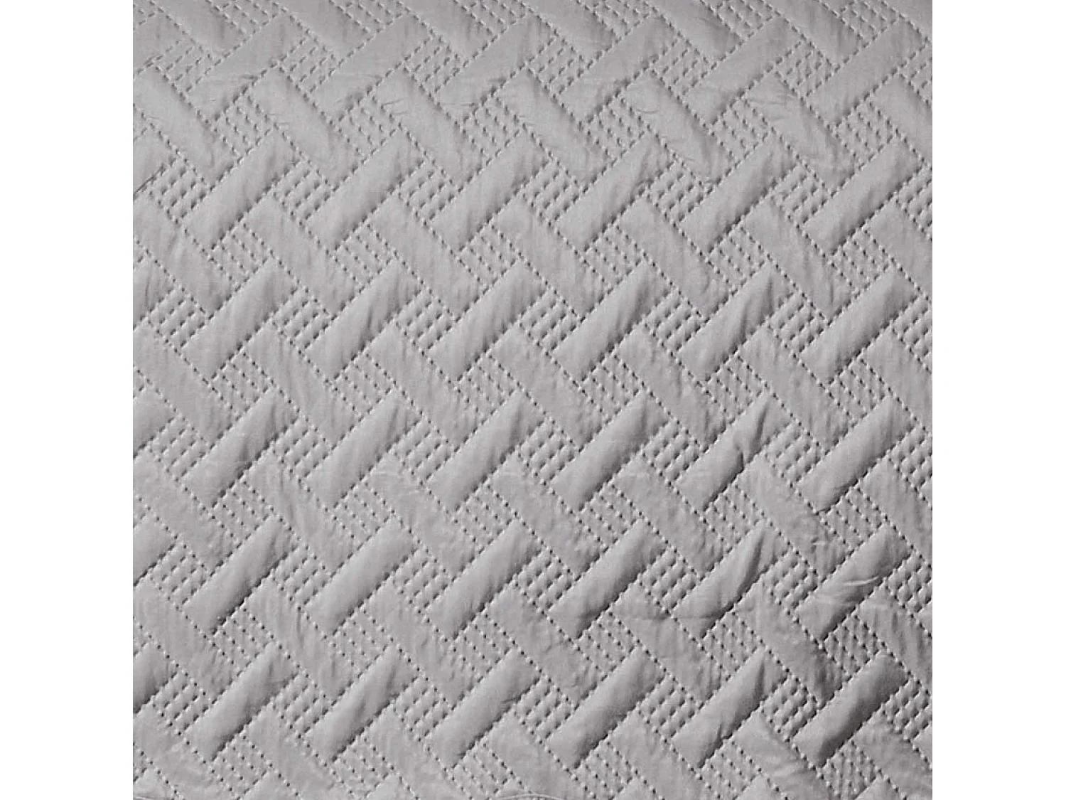 Couverture molletonné surpiquage graphique