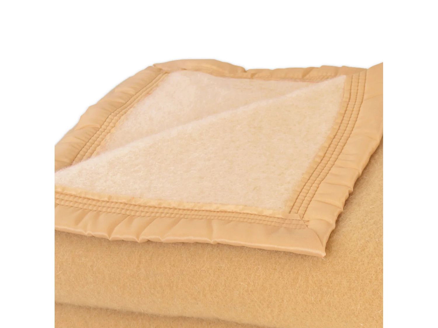 Decke aus 100% reiner Schurwolle mit 500g/m²